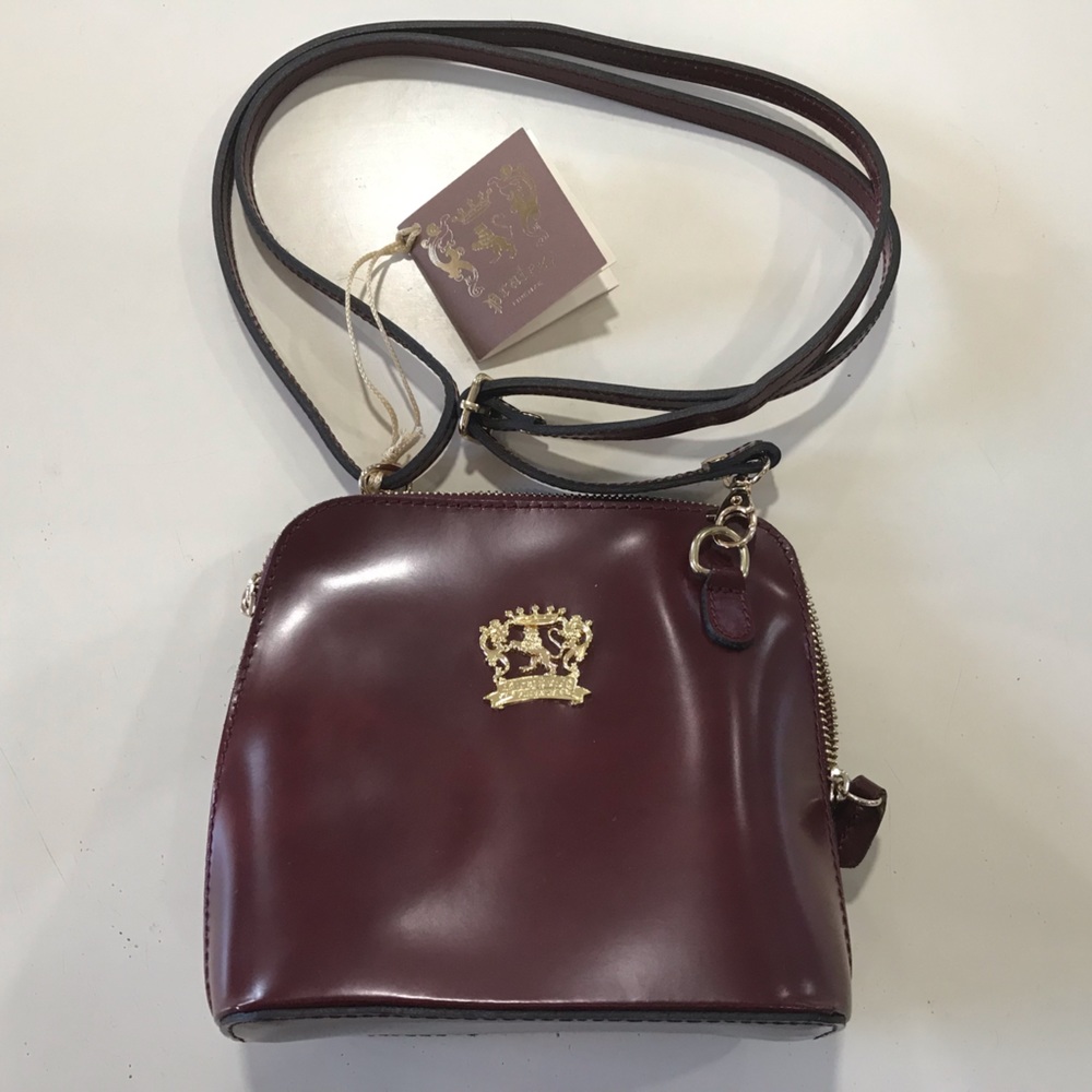 Pratesi Firenze Genuine Fine Red Leather Bag